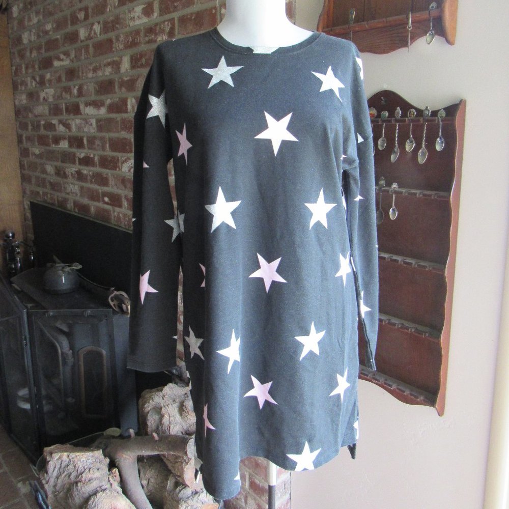 Joe Boxer Juniors' Nightgown - Stars Size Med NWT